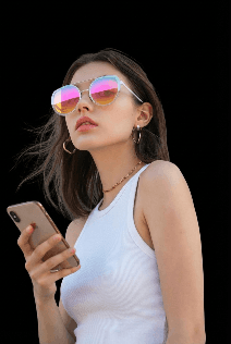 Creator in white top